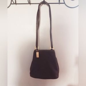 MONDANI New York Brown Crochet Bucket Bag